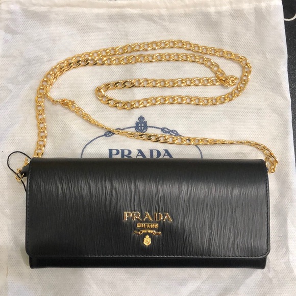 prada wallet clutch